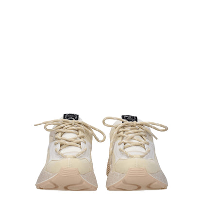 Stella McCartney Beige Leather Chunky Sneakers