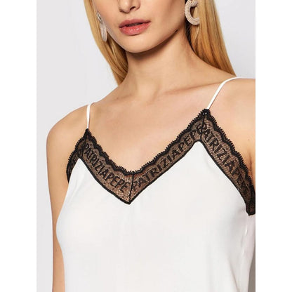 Patrizia Pepe White Viscose Tank Tops