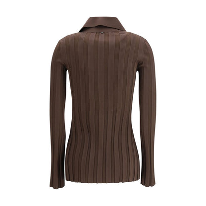 Max Mara Brown Viscose Cardigan