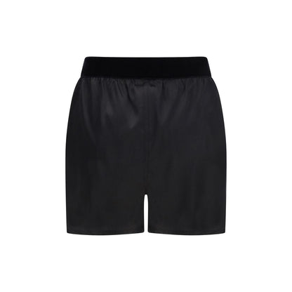 Tom Ford Black Silk Bermuda Shorts