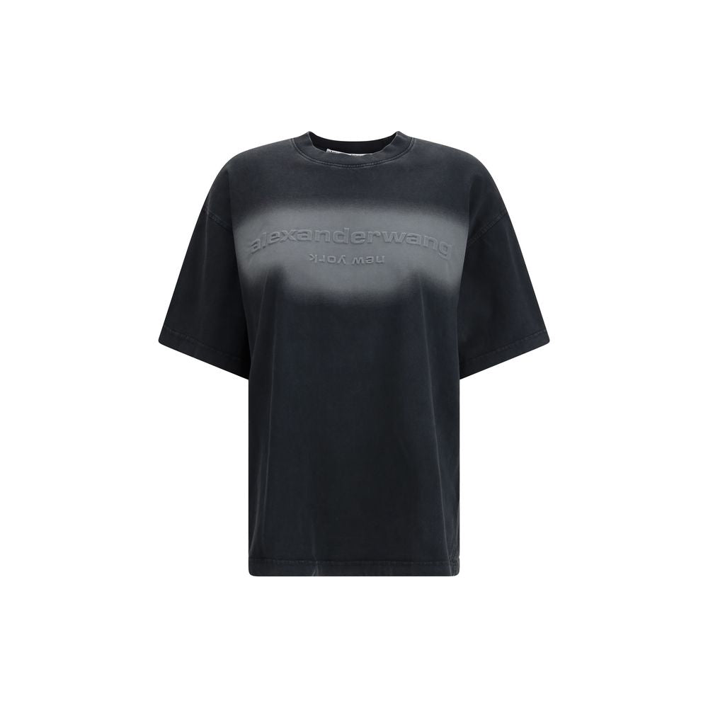 Alexander Wang Black Cotton T-Shirt