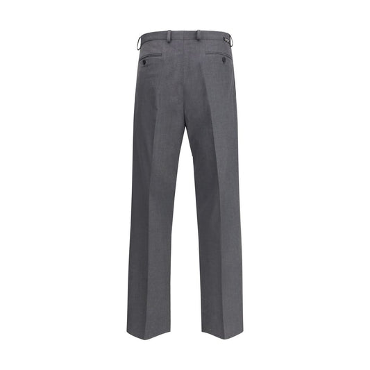 Prada Gray Fleece Wool Dress Pants