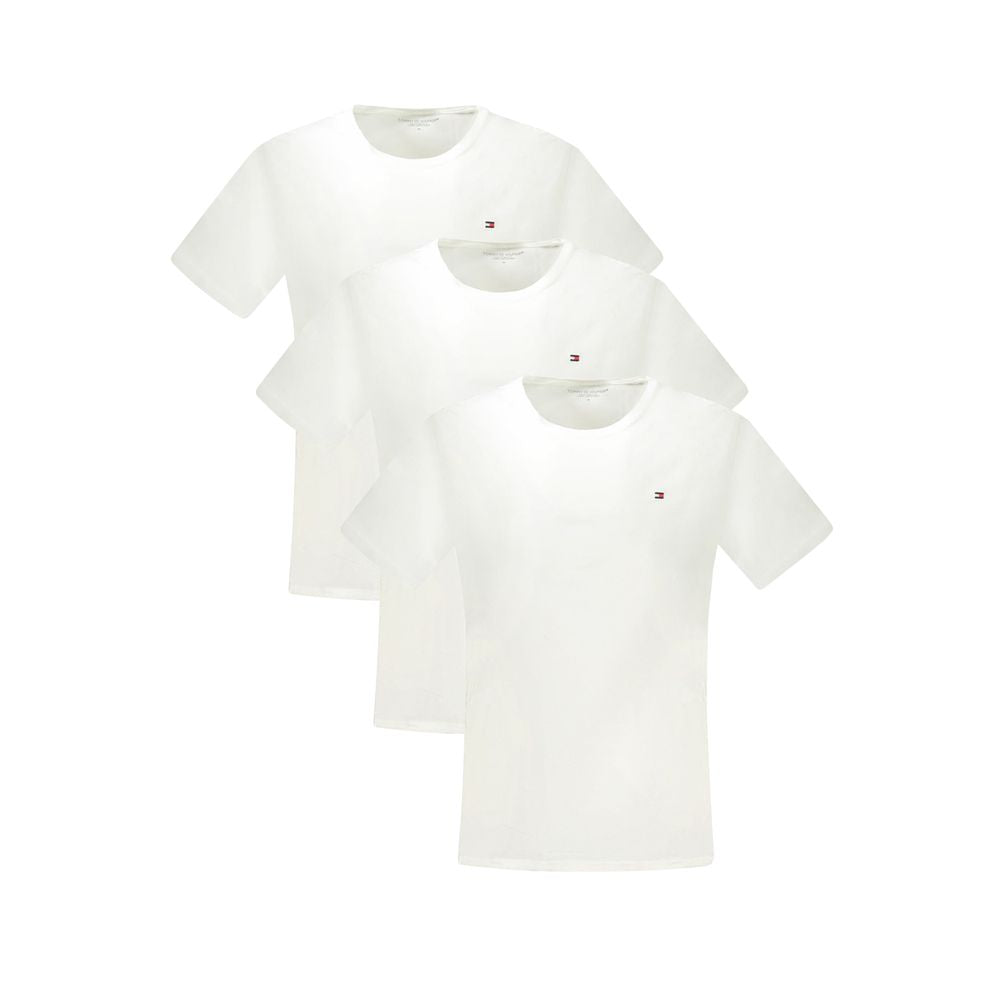 Tommy Hilfiger White Cotton Men's T-Shirt