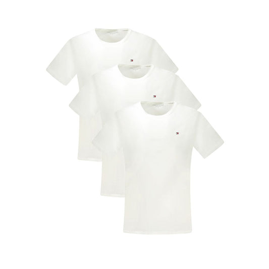 Tommy Hilfiger White Cotton Men's T-Shirt