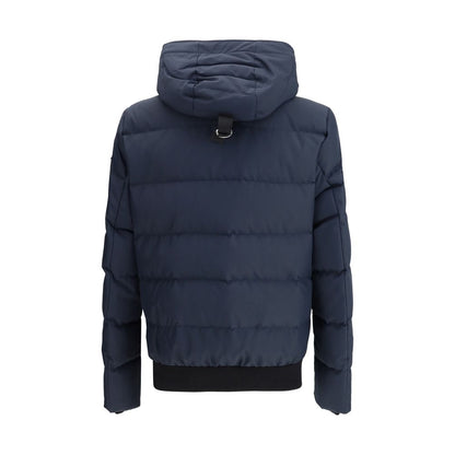 Moose Knuckles Blue Polyester Bomber