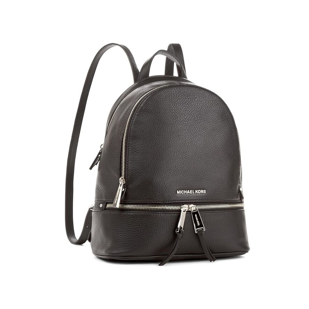 Michael Kors Black Leather Backpack