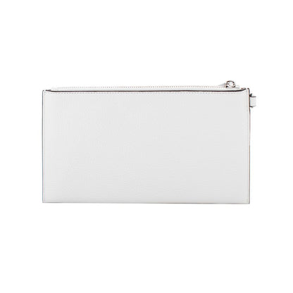Michael Kors White Leather Clutch Bag