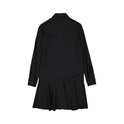 BLANCA VITA Black Elastane Casual Dress
