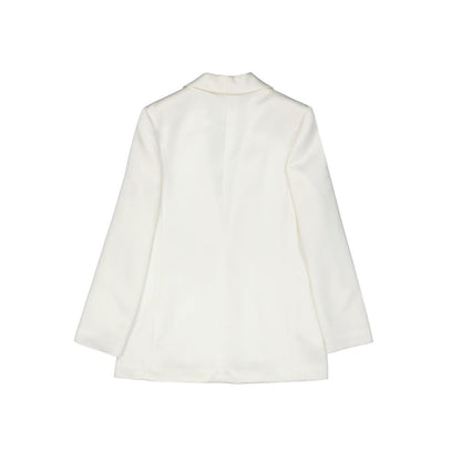 BLANCA VITA White Polyester Jackets And Coat