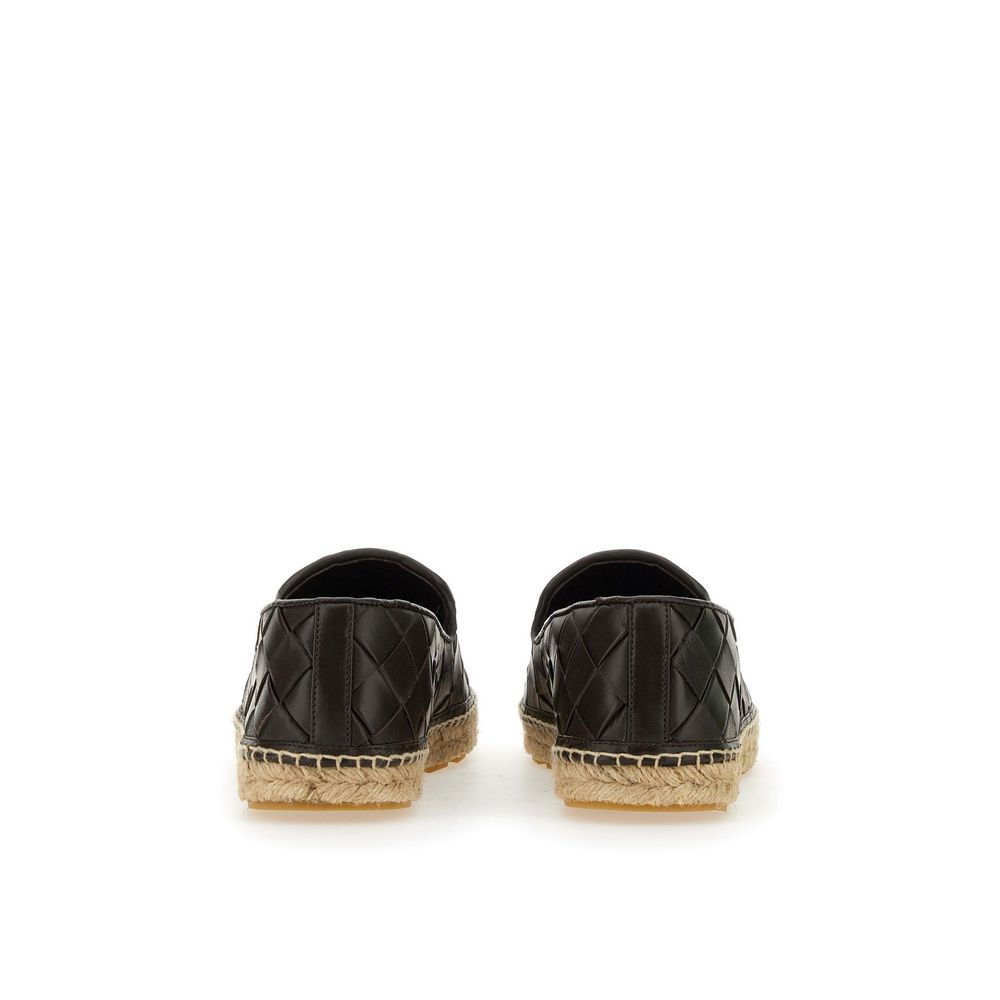 Bottega Veneta Brown Calfskin Espadrilles