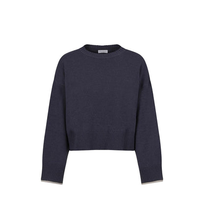 Brunello Cucinelli Blue Cashmere Cashmere Sweater