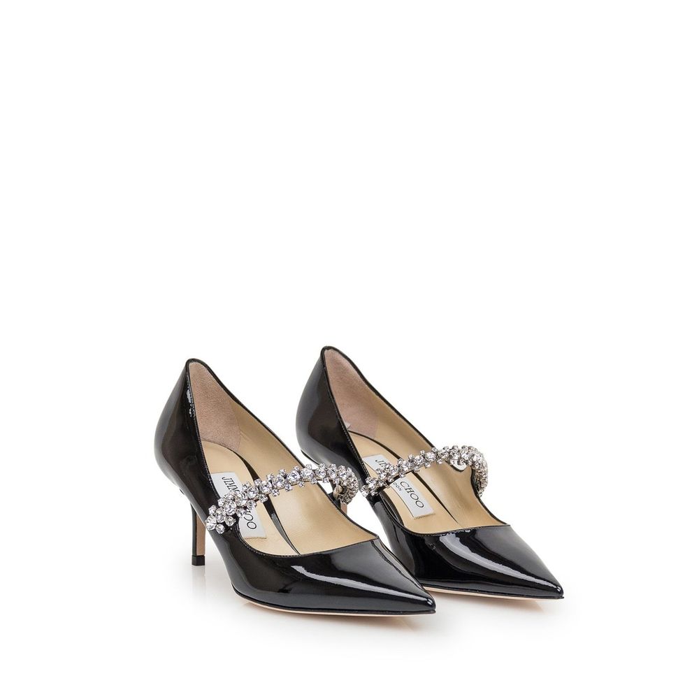 Jimmy Choo Black Calfskin Pumps