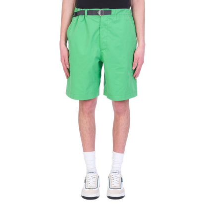 Kenzo Bicolor Cotton Shorts