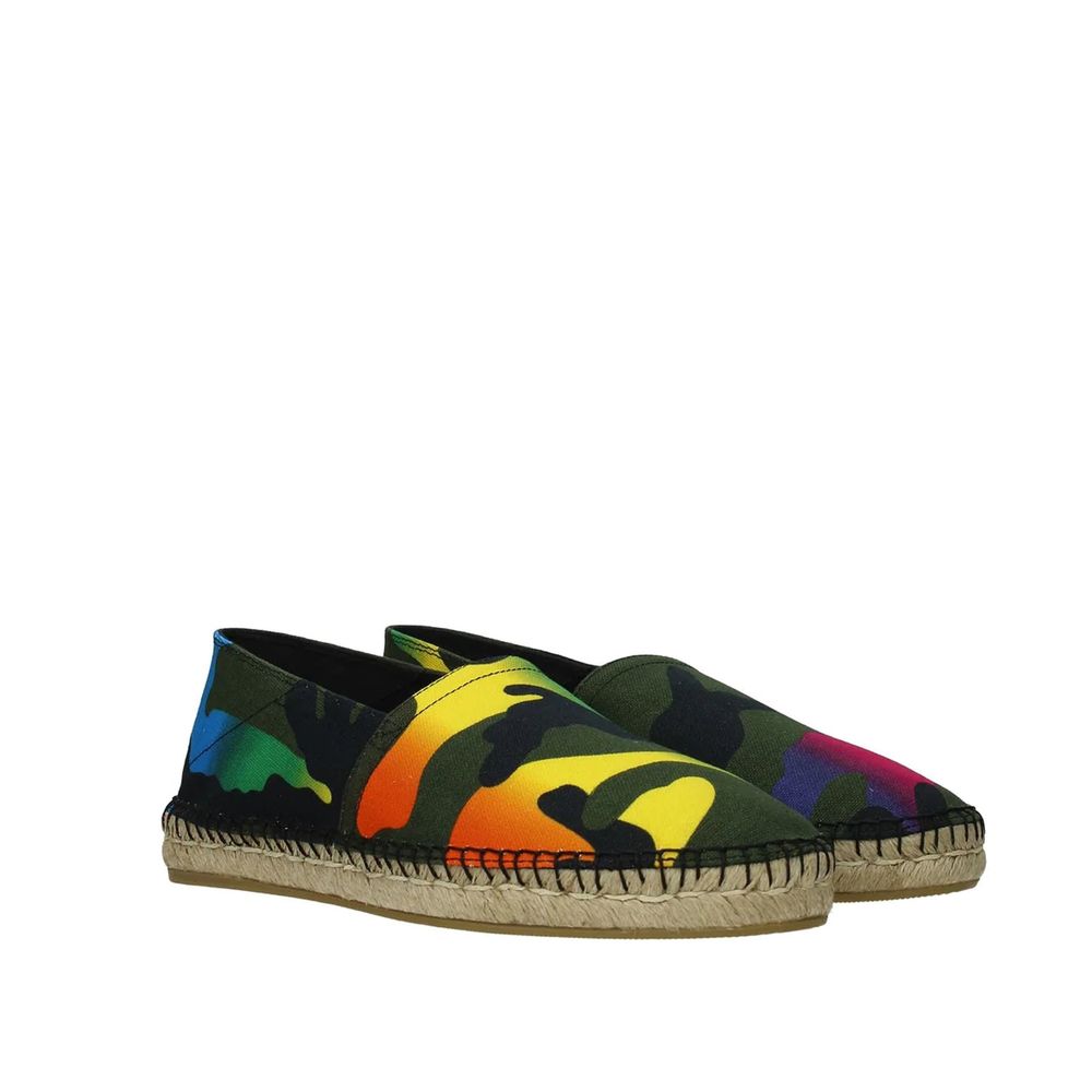 Valentino Garavani Bicolor Canvas Espadrilles