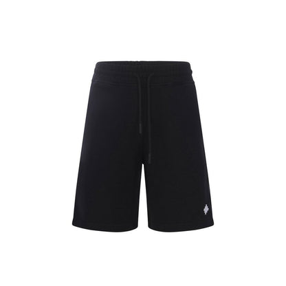 Marcelo Burlon Black Cotton Shorts