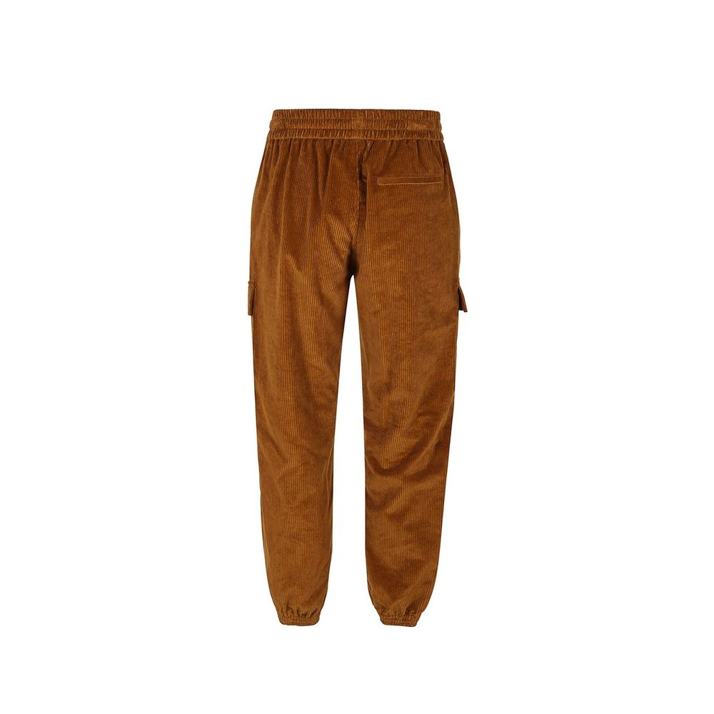 Marcelo Burlon Brown Cotton Cargo Pants