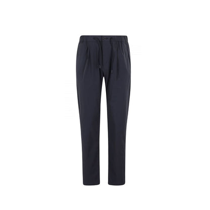 Herno Blue Wool Casual Pants