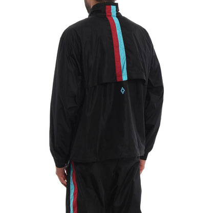 Marcelo Burlon Black Polyamide Shell Jacket