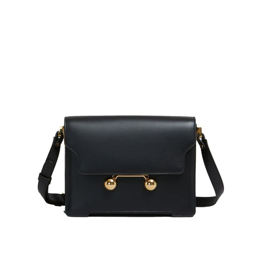 Marni Black Calfskin Shoulder Bag