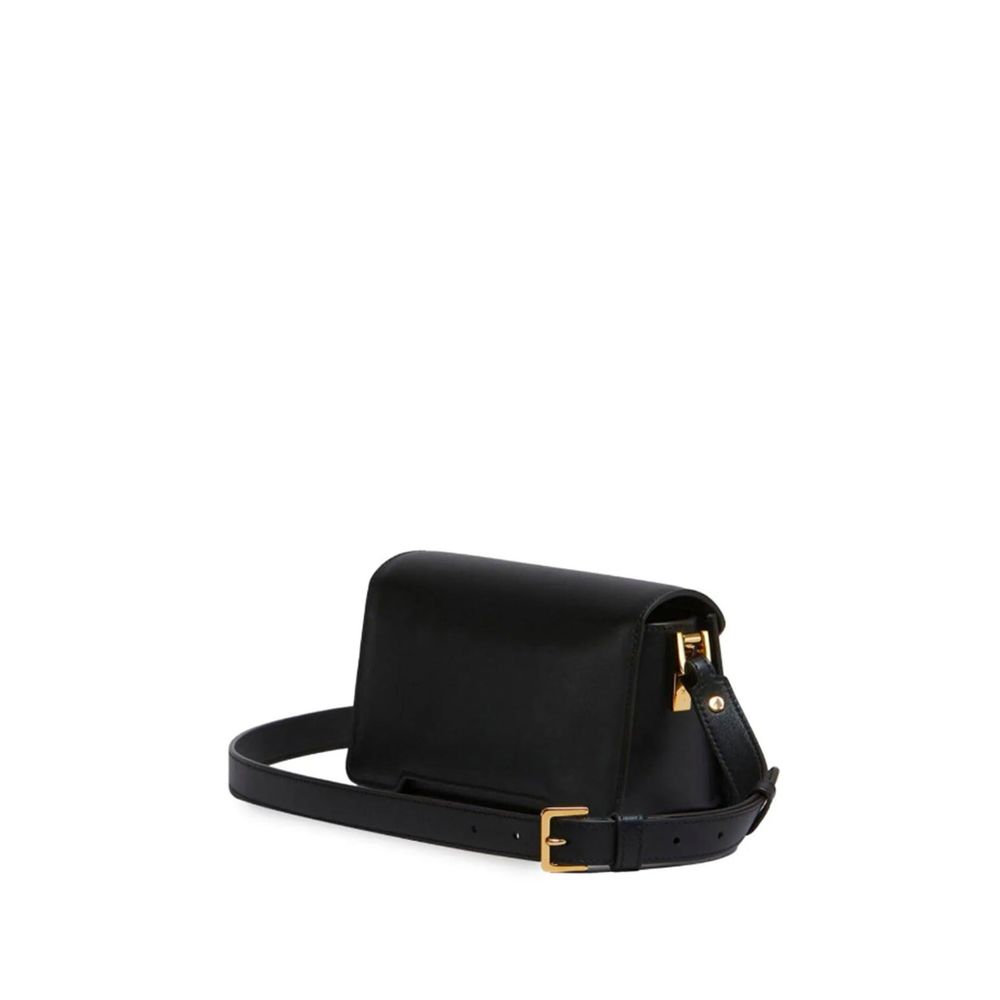 Marni Black Calfskin Belt Bag