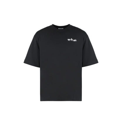 Off-White Black Cotton T-Shirt