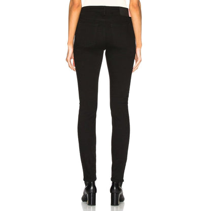 Acne Studios Black Cotton Skinny Jeans