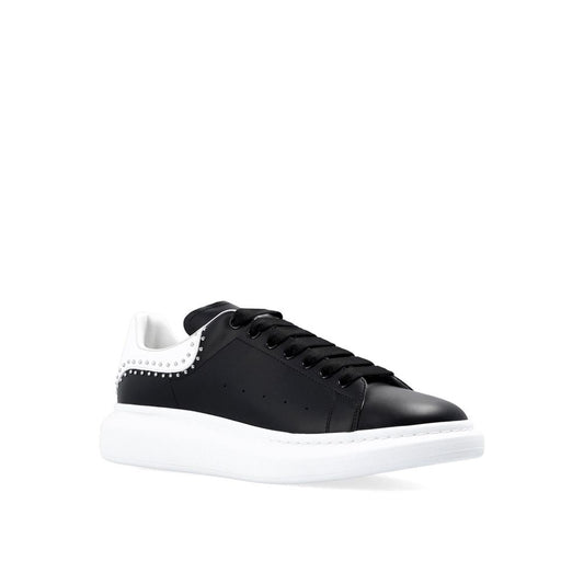 Alexander McQueen Black Calfskin Chunky Sneakers