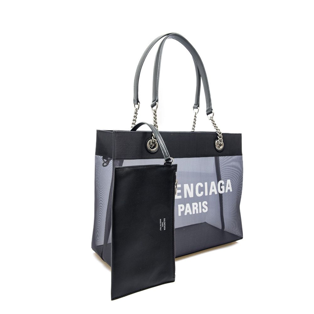 Balenciaga Black Polyester Tote Bag