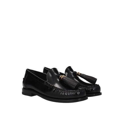 Dior Black Calfskin Slip-On Loafers