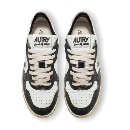 Autry White Leather Low Top Sneakers
