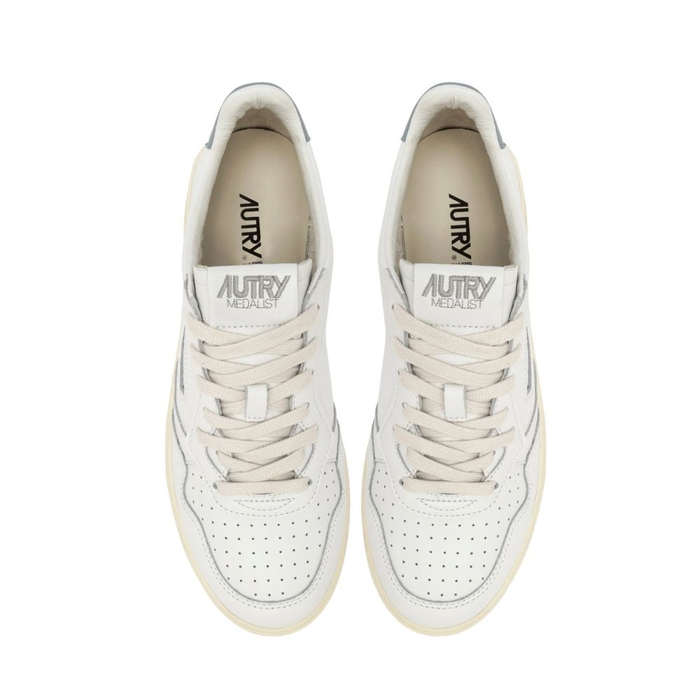 Autry White Leather Low Top Sneakers