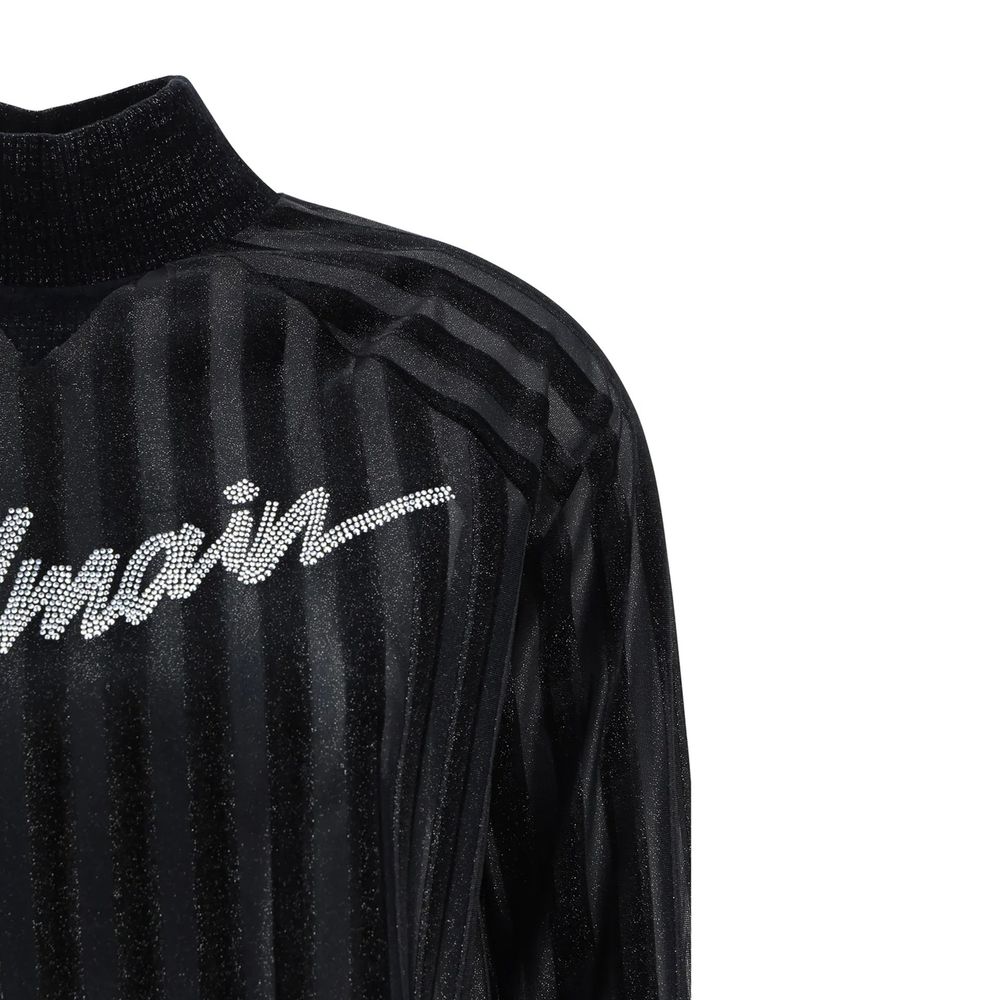 Balmain Black Elastane Sweatshirt
