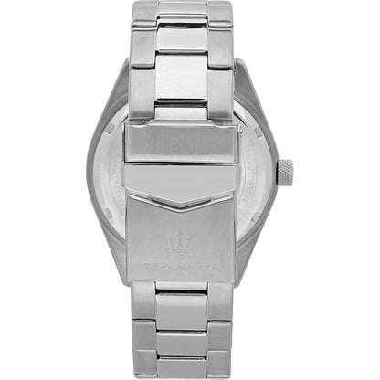 Maserati Silver Stainless Steel Dress Watch
