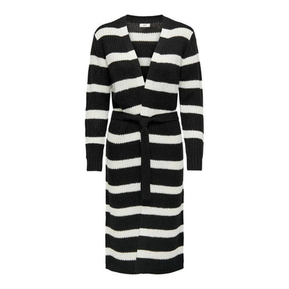 Jacqueline De Yong Black Marabou Cardigan