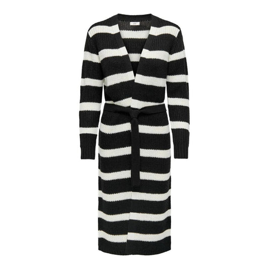 Jacqueline De Yong Black Marabou Cardigan