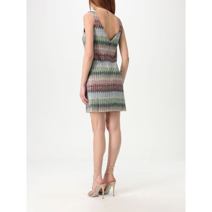 Missoni Bicolor Viscose Cocktail Dress