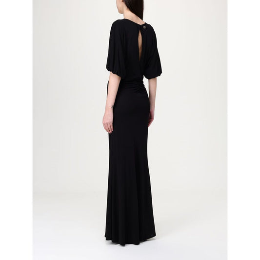 Twinset Black Elastane Casual Dress