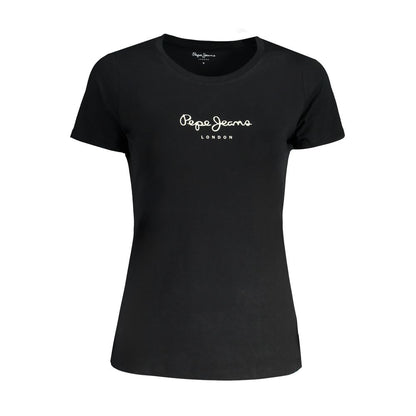 Pepe Jeans Nero Cotton Women T-Shirt