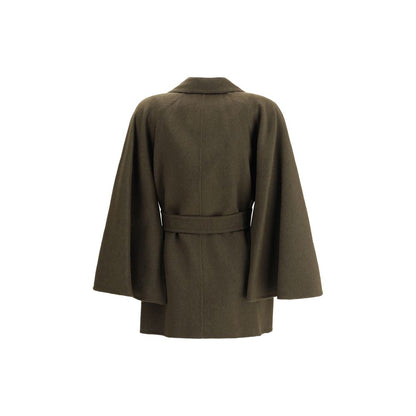 Max Mara Bicolor Camel Hair  Coat