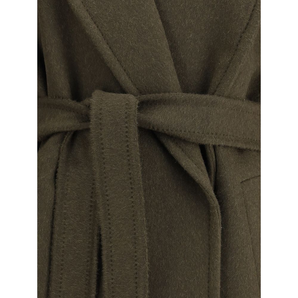 Max Mara Bicolor Camel Hair  Coat