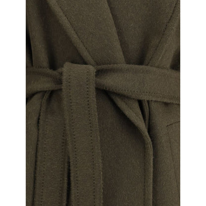 Max Mara Bicolor Camel Hair  Coat