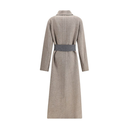 Di Stavnitser Beige Merino Wool Coat
