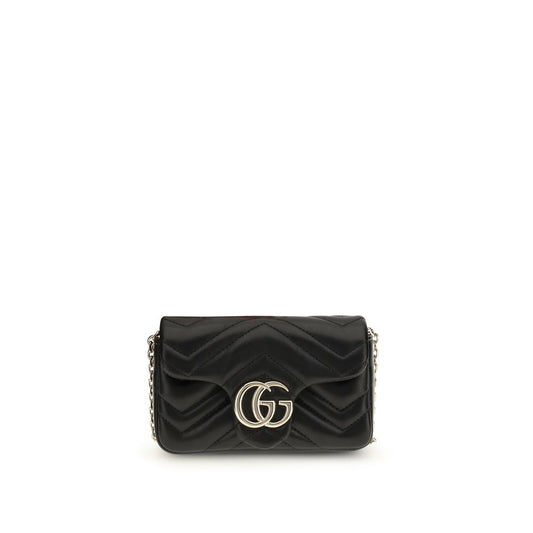 Gucci Black Lamb Leather Shoulder Bag