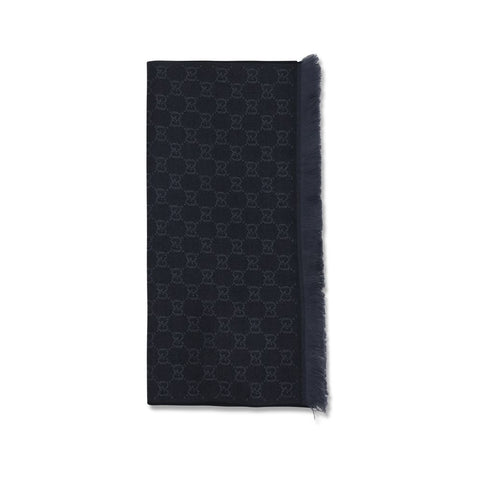 Gucci Black Wool Scarf