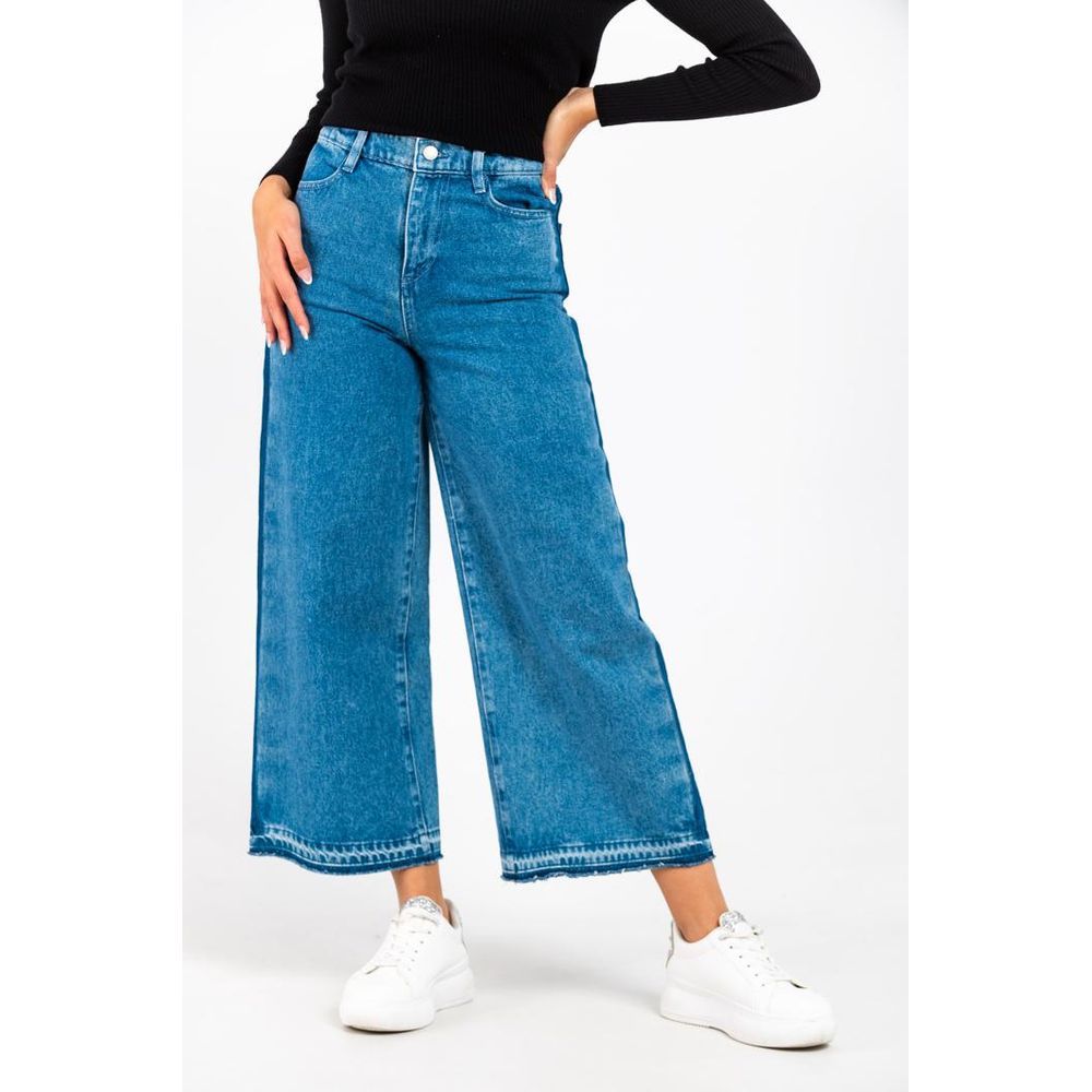 Gas Blue Cotton Jeans Denim