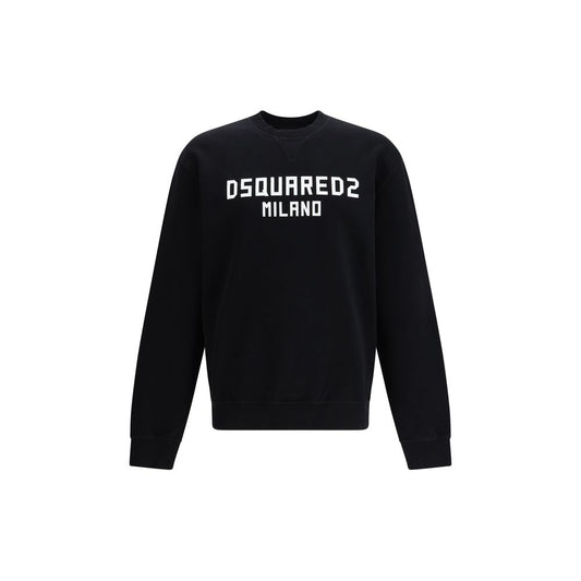 Dsquared² Black Cotton Sweatshirt