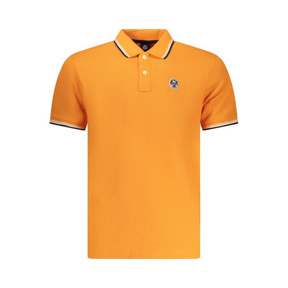 North Sails Orange Cotton Polo Shirt