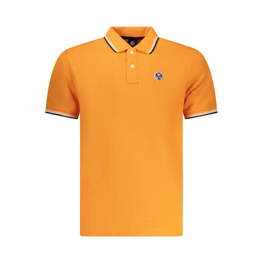 North Sails Orange Cotton Polo Shirt