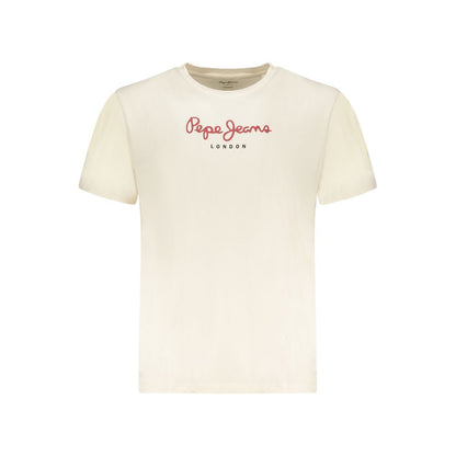 Pepe Jeans Beige Cotton Men's T-Shirt