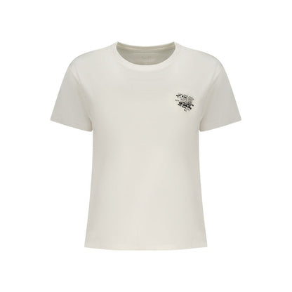 Pepe Jeans White Cotton Women T-Shirt